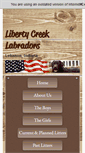 Mobile Screenshot of libertycreeklabs.com